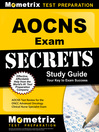 AOCNS Exam Secrets Study Guide eBook AOCNS Exam Secrets Study Guide eBook